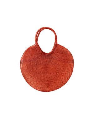 BrunnaCo The Sol Mesh Wire Tote Bag - Red