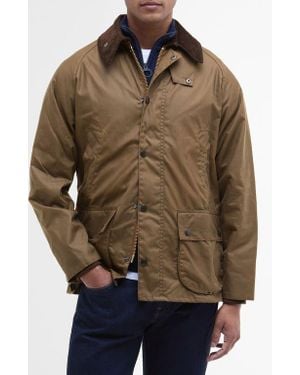 Barbour Waxed Cotton Rain Jacket - Brown