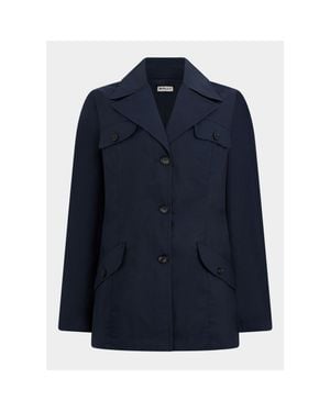 Bally Belted Jacket - Blue