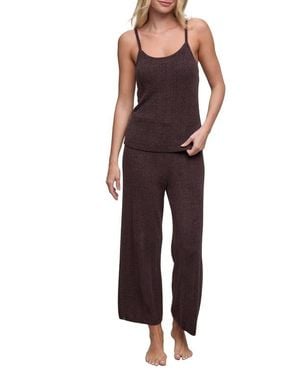 Barefoot Dreams Cozychic Ultra Lite Pointelle Tank - Red