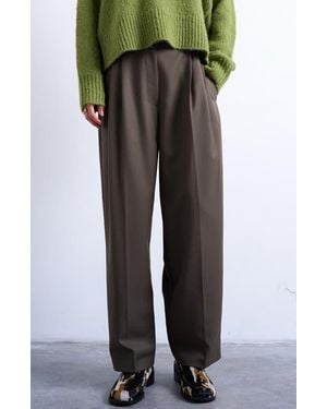 TOPSHOP Slouchy Wide Leg Pants - Black