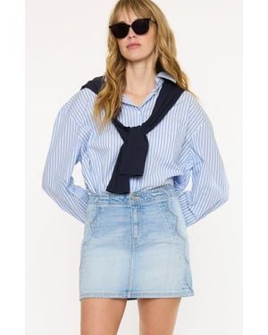 Kancan Giaa Mid Rise Skirt - Blue