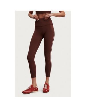 Varley Freesoft Piped High Waist 7/8 Leggings - Red