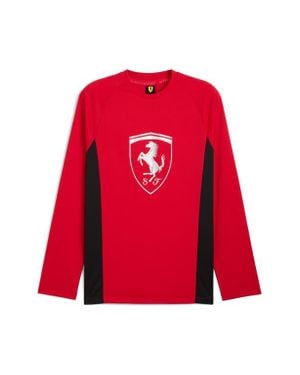 PUMA Ferrari Lifestyle Colorblock T-Shirt - Red