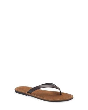 The Row Beach Flip Flop - Brown