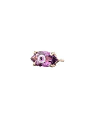 Bea Bongiasca Eye Single Stud Earring - Pink