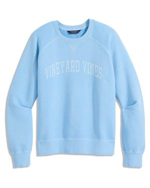 Vineyard Vines Cotton Logo Graphic Sweatshirt - Blue