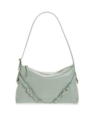 Givenchy Mini Voyou Leather Shoulder Bag - Green