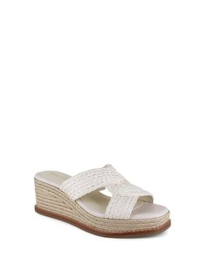 Splendid Daria Platform Wedge Sandal - White
