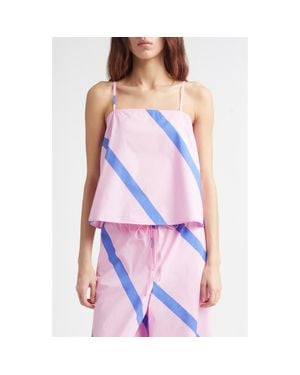 Marimekko Puisto Basso Stripe Camisole - Purple