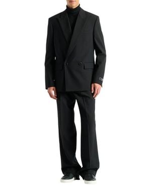Balmain Wool 2-Button Jacket - Black