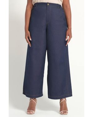 Estelle Dakota Wide Leg Jeans - Blue