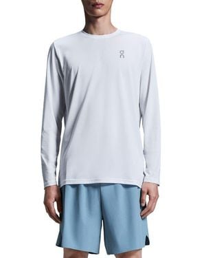 On Shoes Core Lg Sleeve T-Shirt - Blue