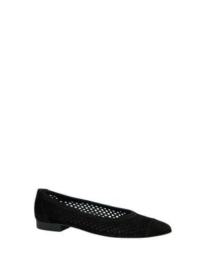 Paul Green Deanna Pointed Cap Toe Flat - Black