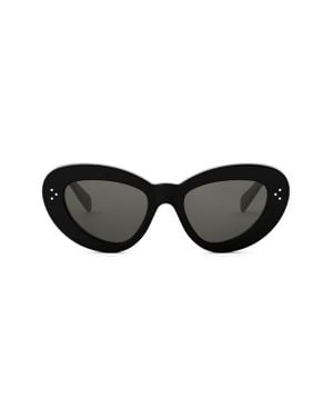 Celine Bold 3 Dots 52Mm Cat Eye Sunglasses - Black