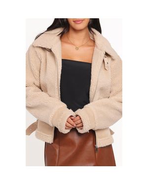 Petal & Pup Winslow Fleece Jacket - Brown