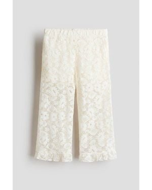 H&M Lace Pants - White