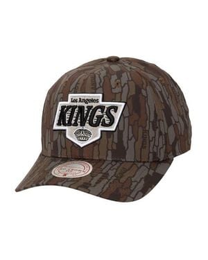 Mitchell & Ness Los Angeles Kings Hidden Pro Crown Adjustable Hat - Brown