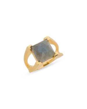 Dean Davidson Mini Plaza Labradorite Ring - Multicolor
