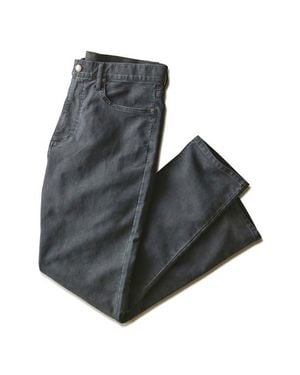 Marine Layer Flex Terry Slim Straight 5-Pocket Pants - Black