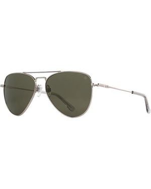 American Optical Fletcher 59Mm Aviator Nylon Non Polarized - Black