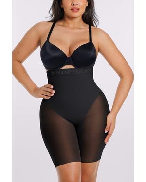 Shapellx Butt Lifting Padded High Waist Shapewear Shorts - Black