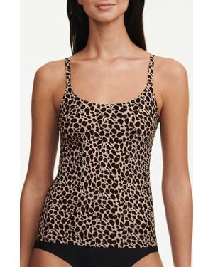 Chantelle Softstretch Print Seamless Camisole - Black
