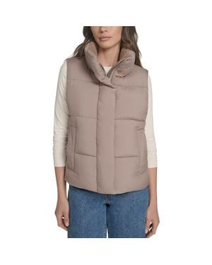 Levi's Quilted Puffer Vest - Brown