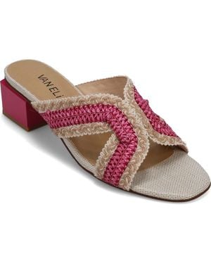 Vaneli Cyndia Block Heel Sandal - Pink