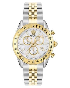 Versace Master Chronograph Two-Tone Bracelet Watch, 44Mm - Metallic