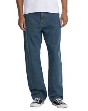 RVCA Straight Leg Jeans - Blue