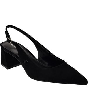 Calvin Klein Sarra Slingback Pointed Toe Pump - Black