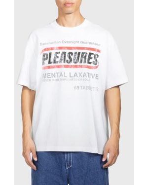 Pleasures Relief Heavyweight Graphic T-Shirt - White