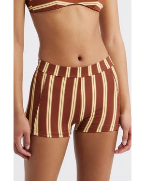 Damson Madder Trudi Swim Shorts - Brown