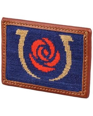 Smathers & Branson Kentucky Derby Credit Card Wallet - Blue