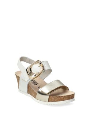 Mephisto Leandre Wedge Sandal - Metallic