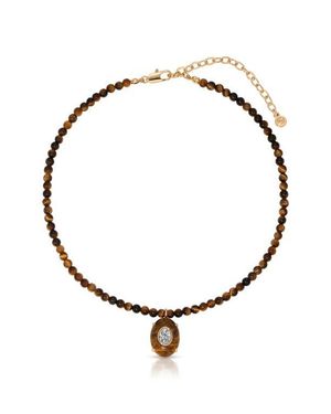 Ettika Beaded Pendant Necklace - Multicolor