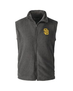 Dunbrooke San Diego Padres Houston Full-Zip Vest - Gray
