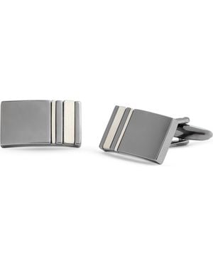 Eterna Rectangular Cuff Links - Gray