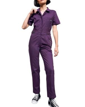 WILDFANG The Essential High Waisted Coverall - Purple