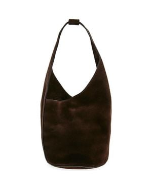 Reformation Small Silvana Bucket Bag - Black