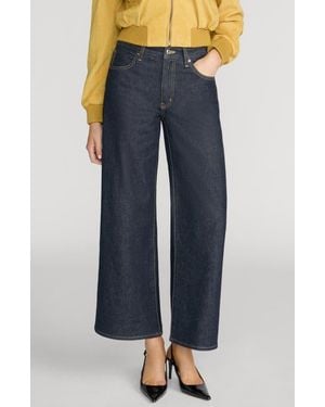 FRAME The Swing High Waist Wide Leg Jeans - Blue