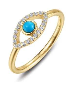 Lafonn Evil Eye Reconstituted & Simulated Diamond Ring - Metallic