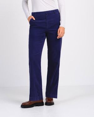 Kettlewell Jamie Cord Straight Pants - Blue
