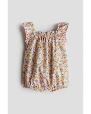 H&M Cotton Romper Suit - Multicolor