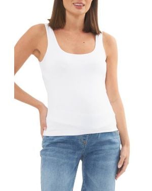 Ripe Maternity Luxe Knit Tank Top - White