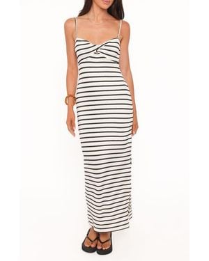 Petal & Pup Kristina Stripe Maxi Dress - Multicolor