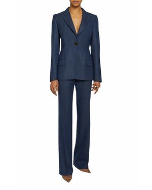 Santorelli Prima Straight Leg Pant - Blue