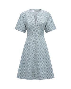 Callas Milano Sora Flared Dress - Blue