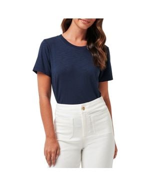 Travis Mathew Cloud Crewneck T-Shirt - Blue